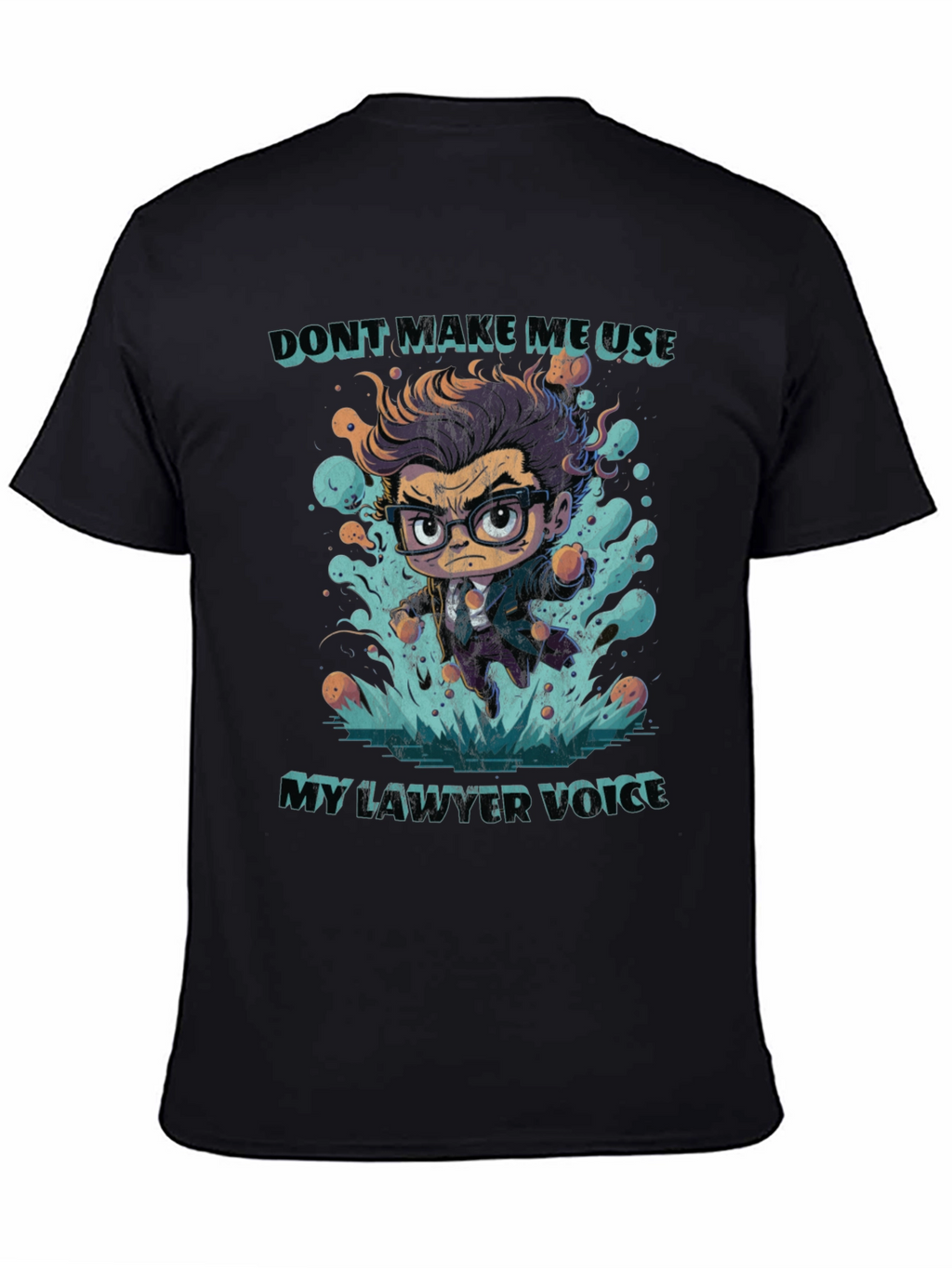 Lawyer Voice T-Shirt - Funny Attorney Cartoon Tee