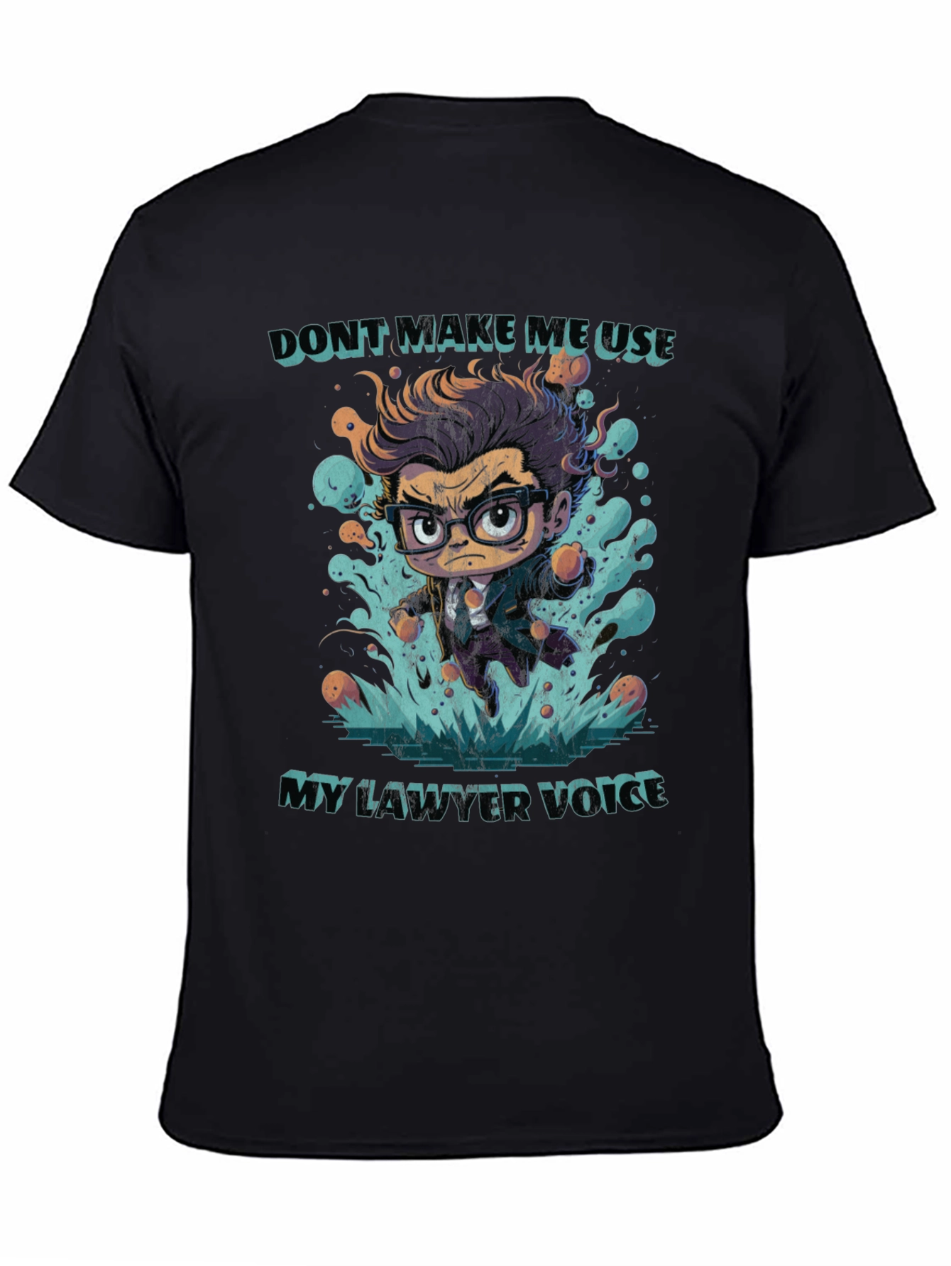 Lawyer Voice T-Shirt - Funny Attorney Cartoon Tee