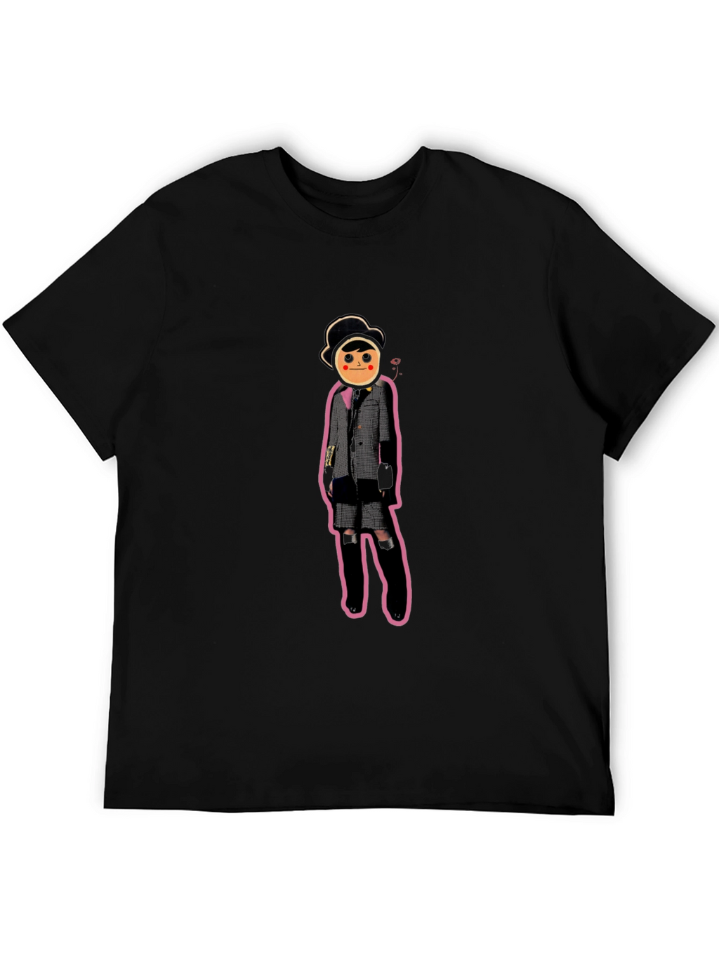 Playful Pop Art T-Shirt - Unique Cartoon Design