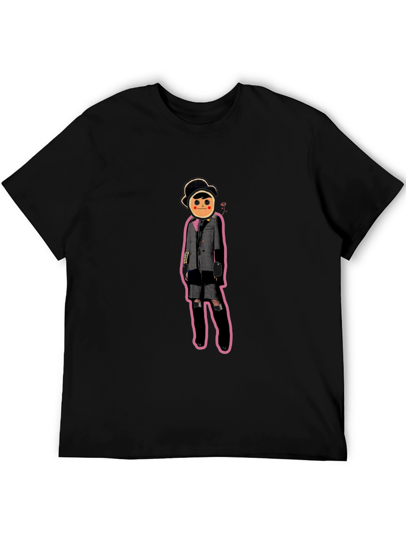 Playful Pop Art T-Shirt - Unique Cartoon Design