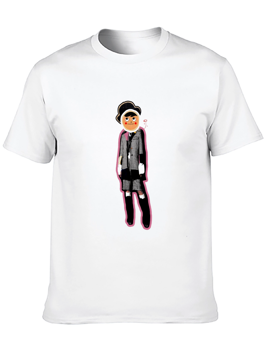 Playful Pop Art T-Shirt - Unique Cartoon Design