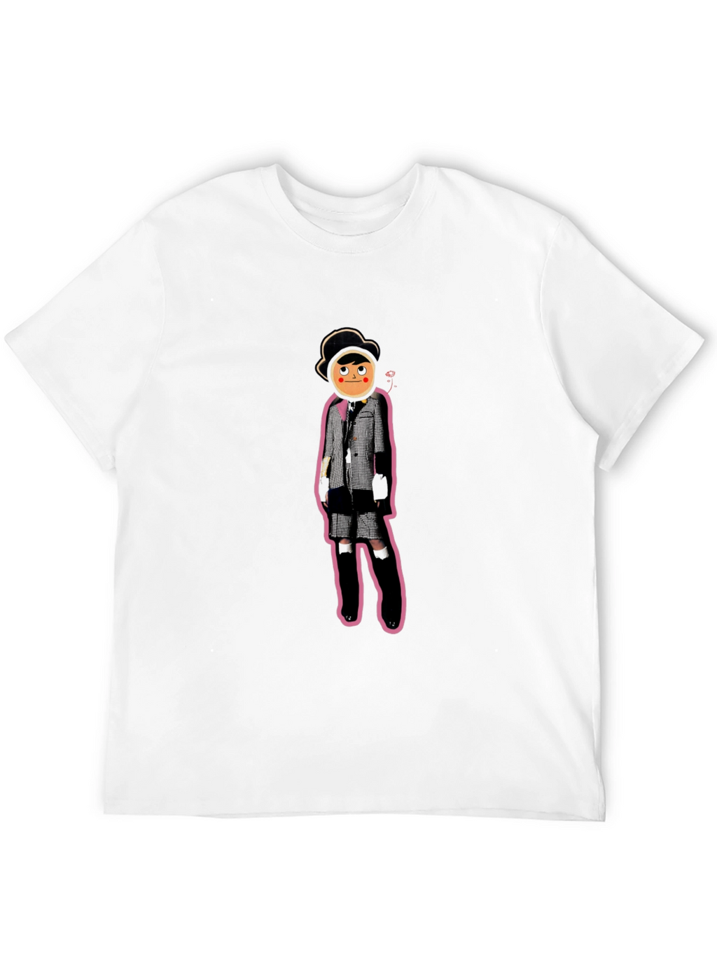 Playful Pop Art T-Shirt - Unique Cartoon Design