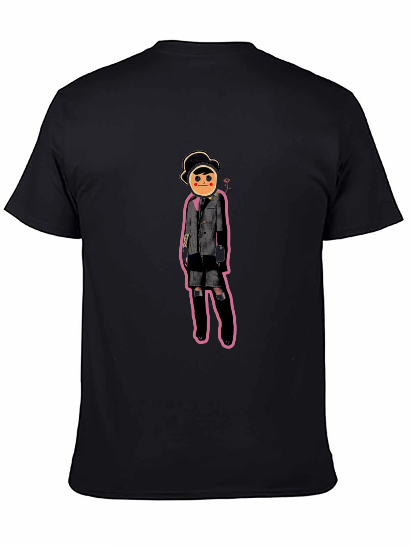 Playful Pop Art T-Shirt - Unique Cartoon Design