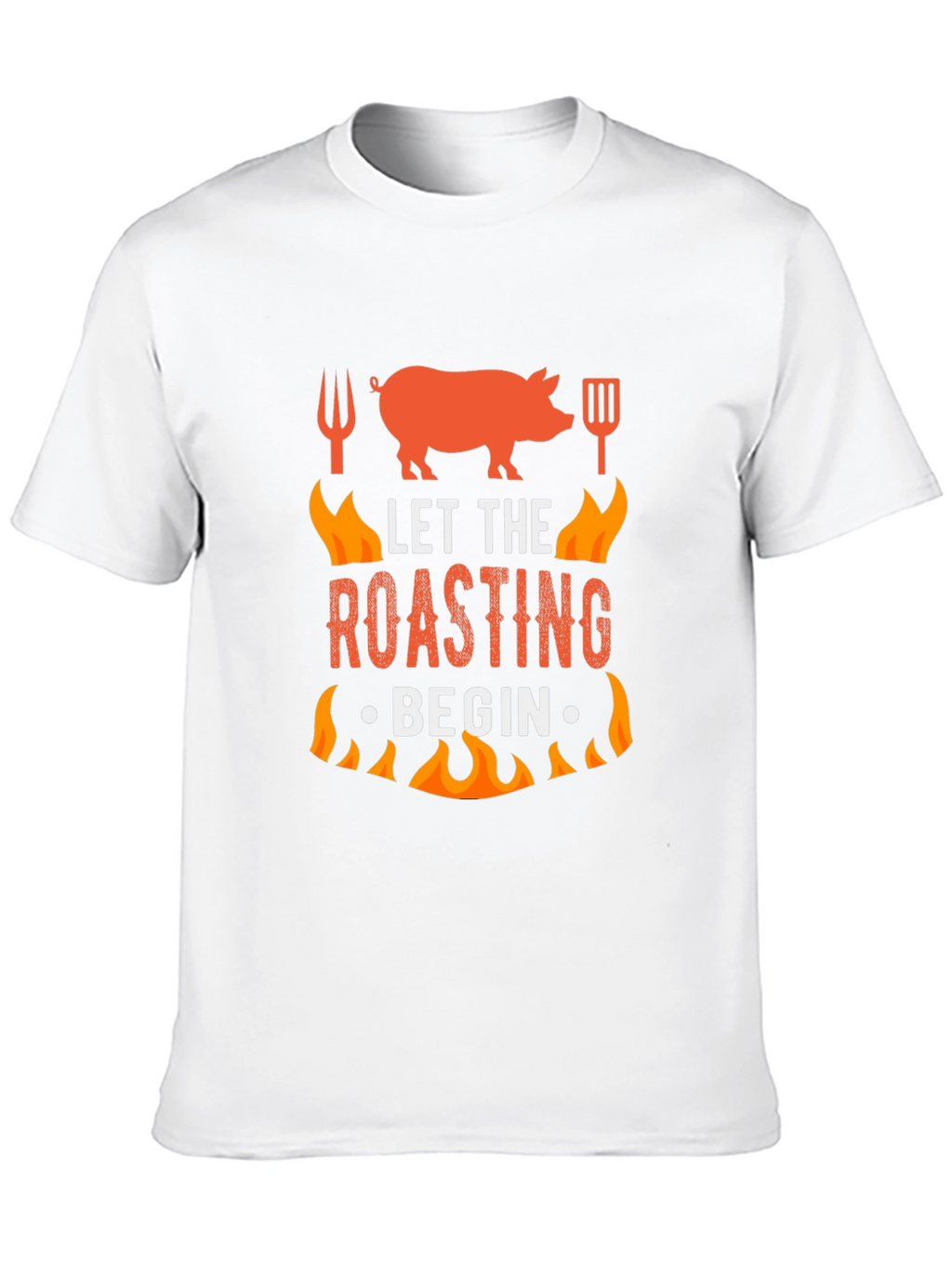 Let the Roasting Begin Pig BBQ T-Shirt