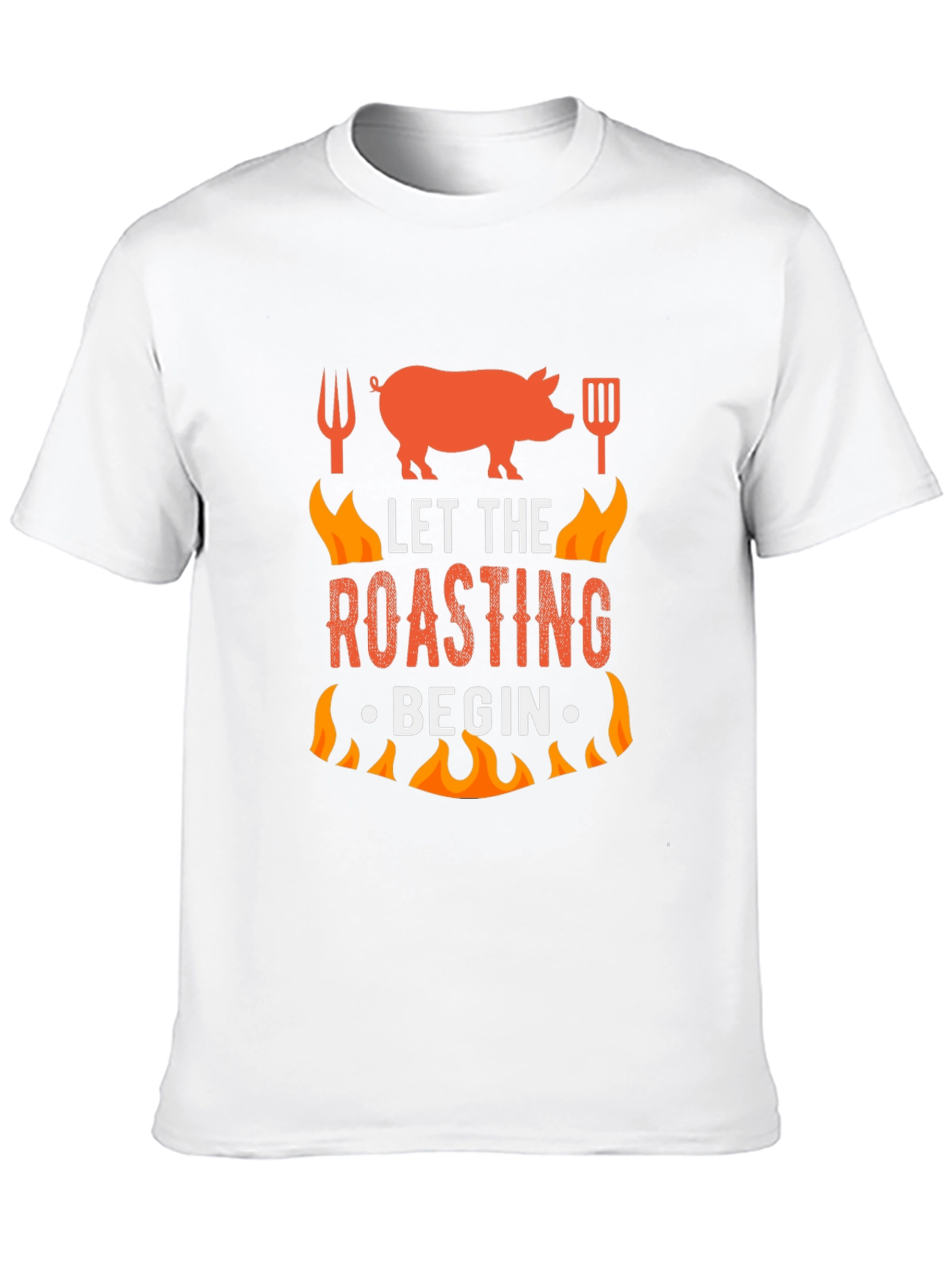 Let the Roasting Begin Pig BBQ T-Shirt