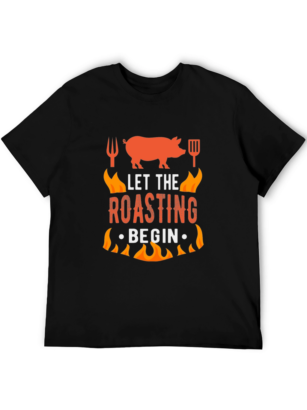 Let the Roasting Begin Pig BBQ T-Shirt