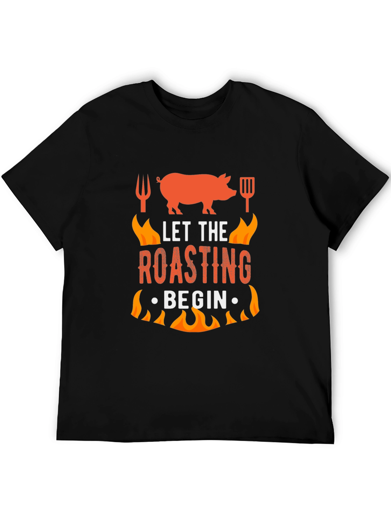 Let the Roasting Begin Pig BBQ T-Shirt