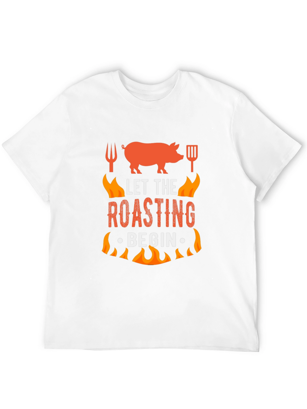 Let the Roasting Begin Pig BBQ T-Shirt