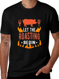 Let the Roasting Begin Pig BBQ T-Shirt