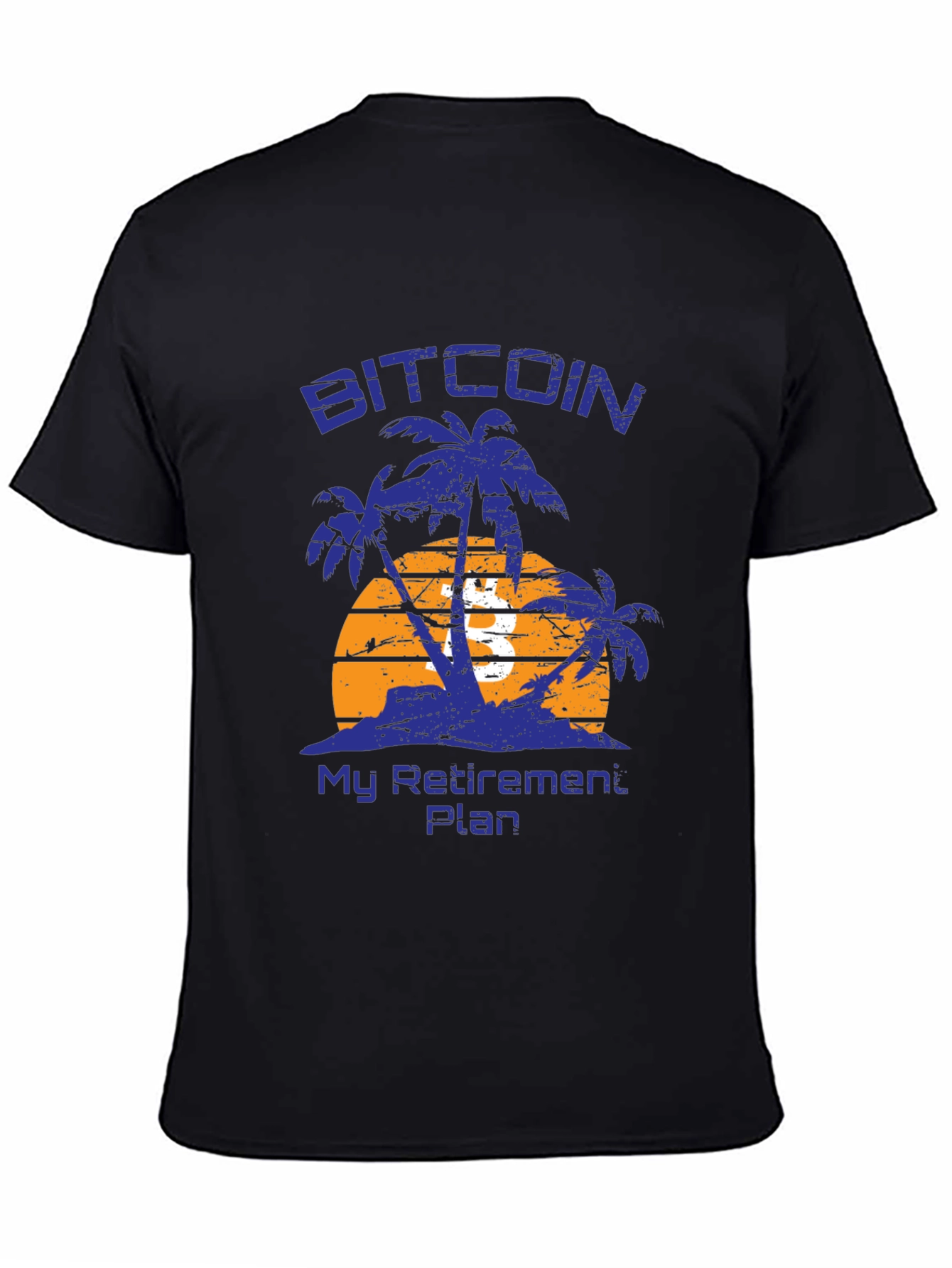 Bitcoin Retirement Plan T-Shirt - Island Design