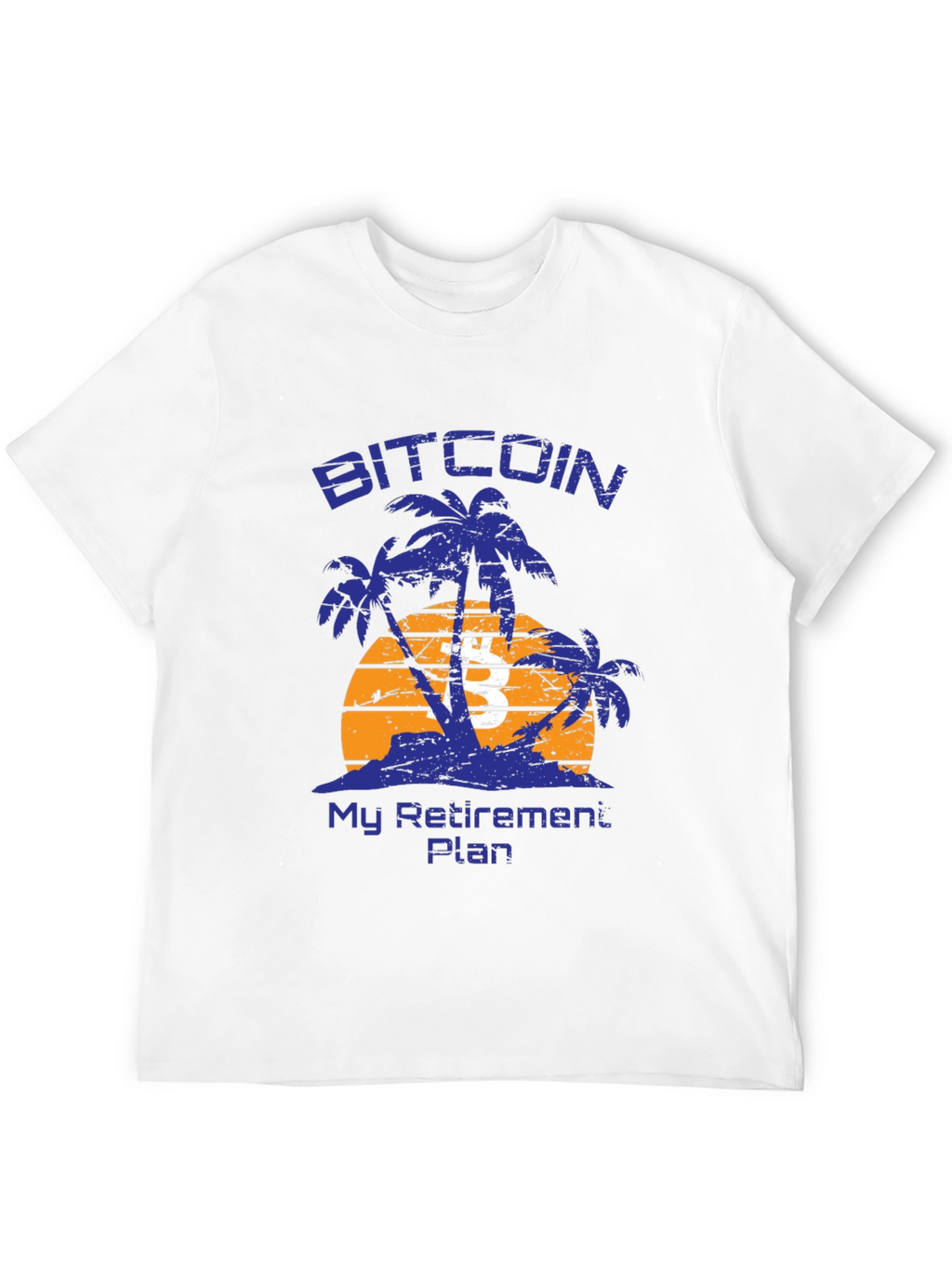 Bitcoin Retirement Plan T-Shirt - Island Design