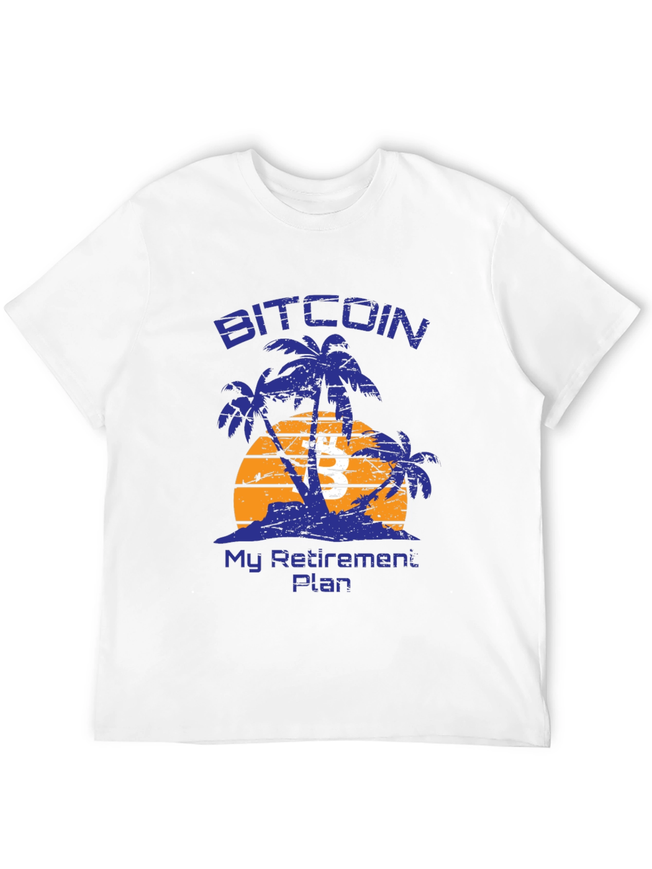 Bitcoin Retirement Plan T-Shirt - Island Design