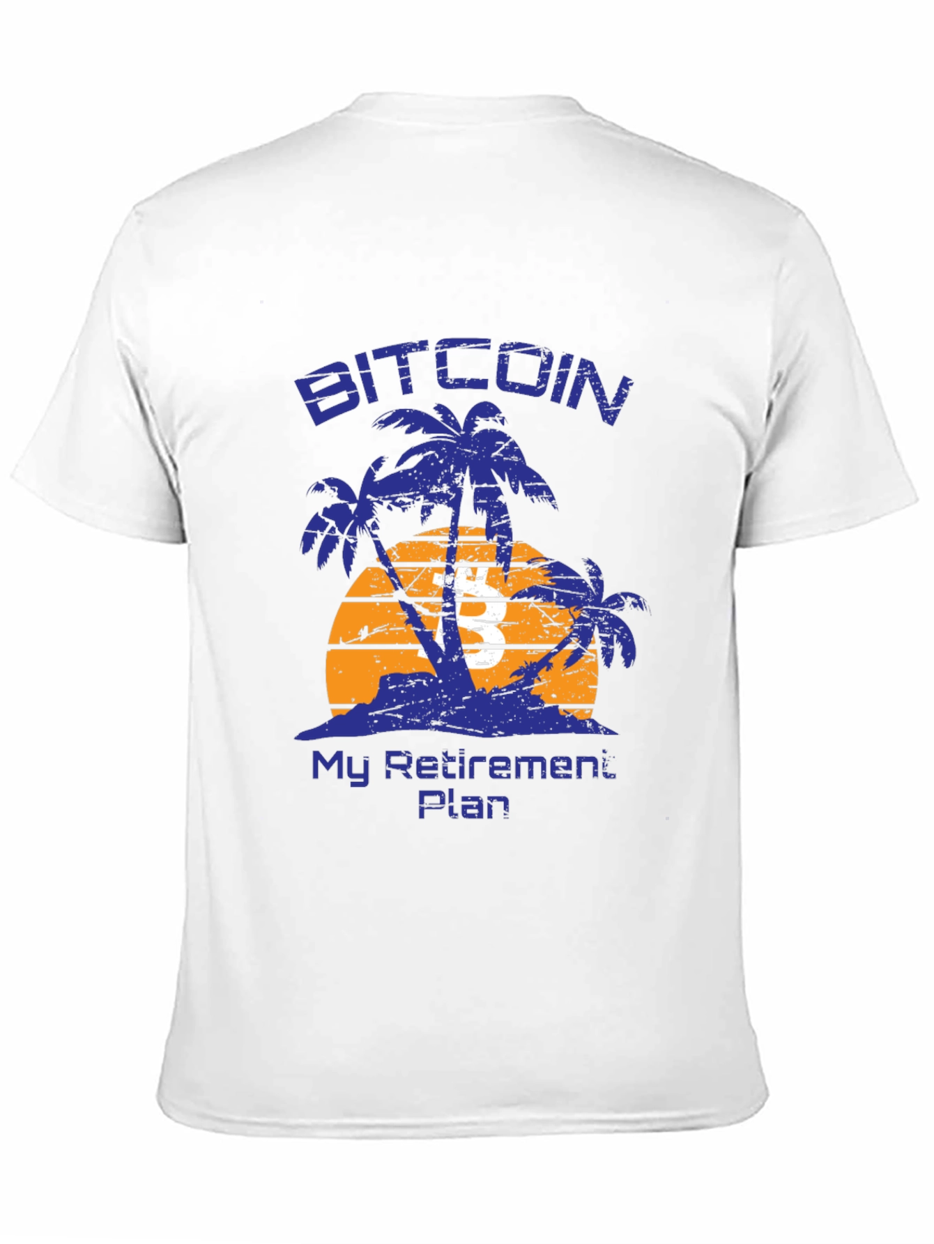 Bitcoin Retirement Plan T-Shirt - Island Design