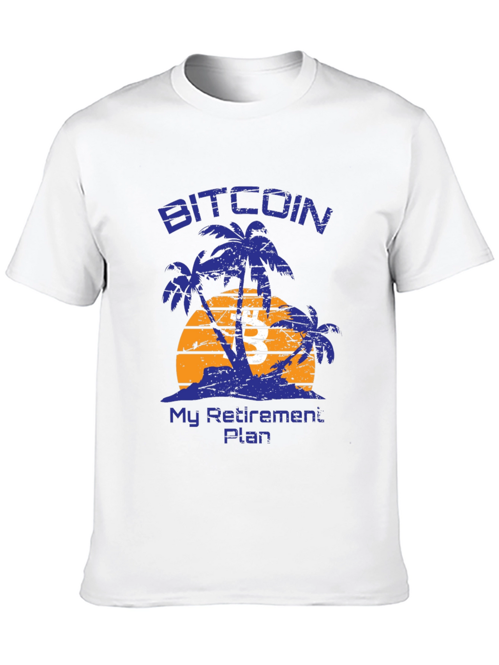 Bitcoin Retirement Plan T-Shirt - Island Design