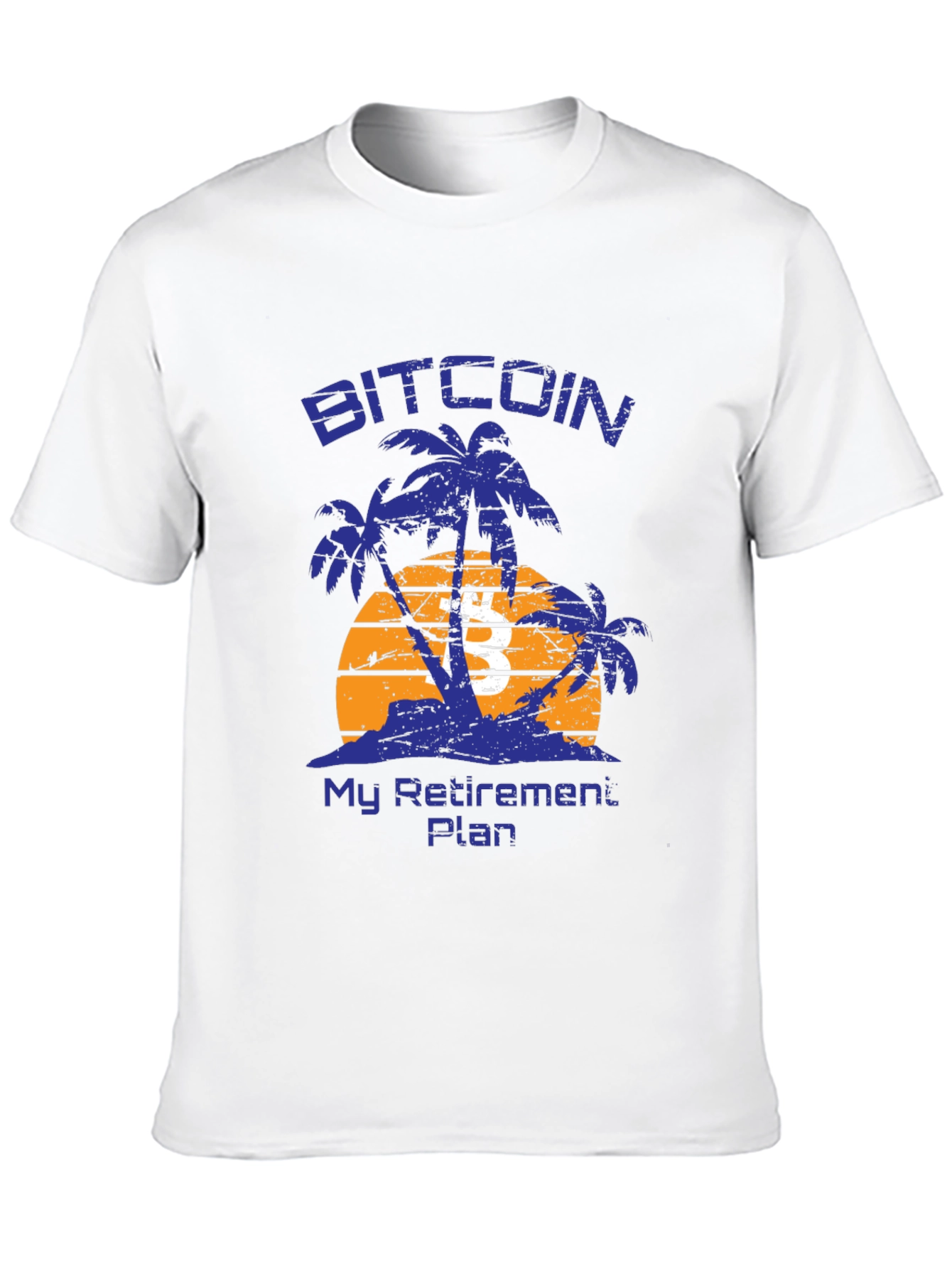 Bitcoin Retirement Plan T-Shirt - Island Design