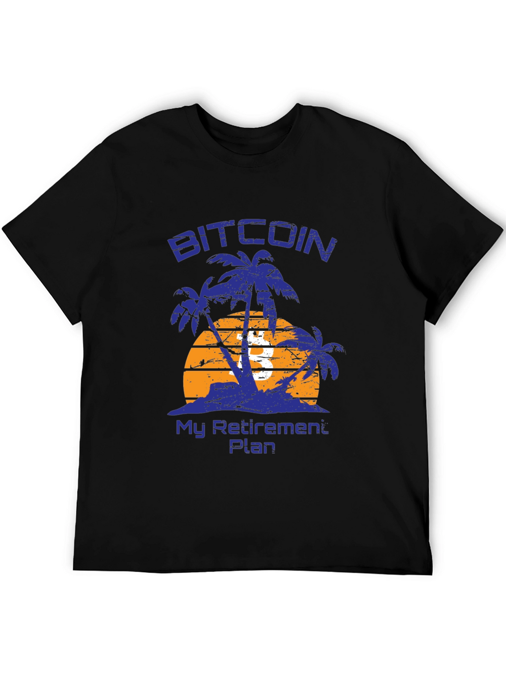 Bitcoin Retirement Plan T-Shirt - Island Design