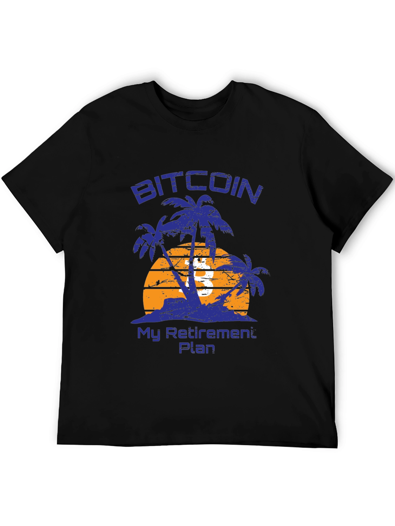 Bitcoin Retirement Plan T-Shirt - Island Design