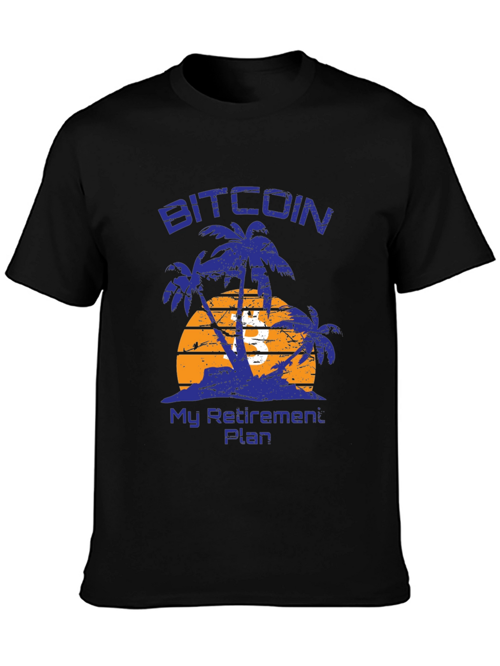 Bitcoin Retirement Plan T-Shirt - Island Design