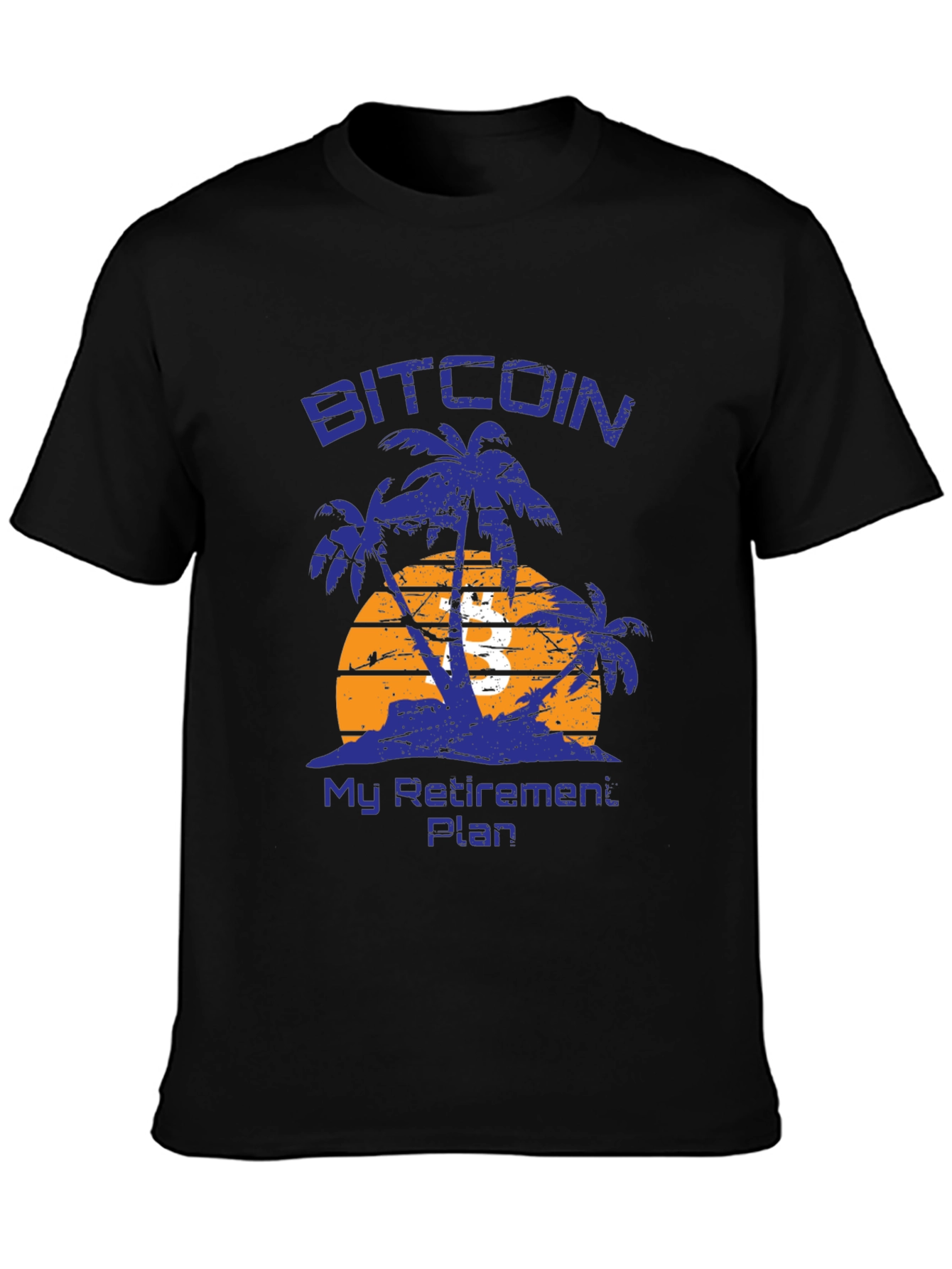 Bitcoin Retirement Plan T-Shirt - Island Design
