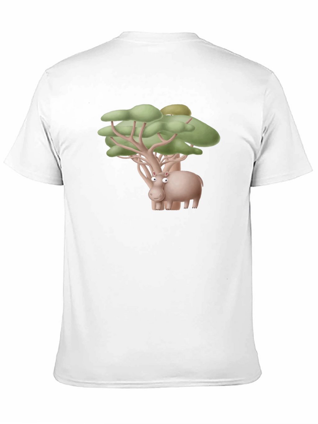 Hippo Tree Humor Tee