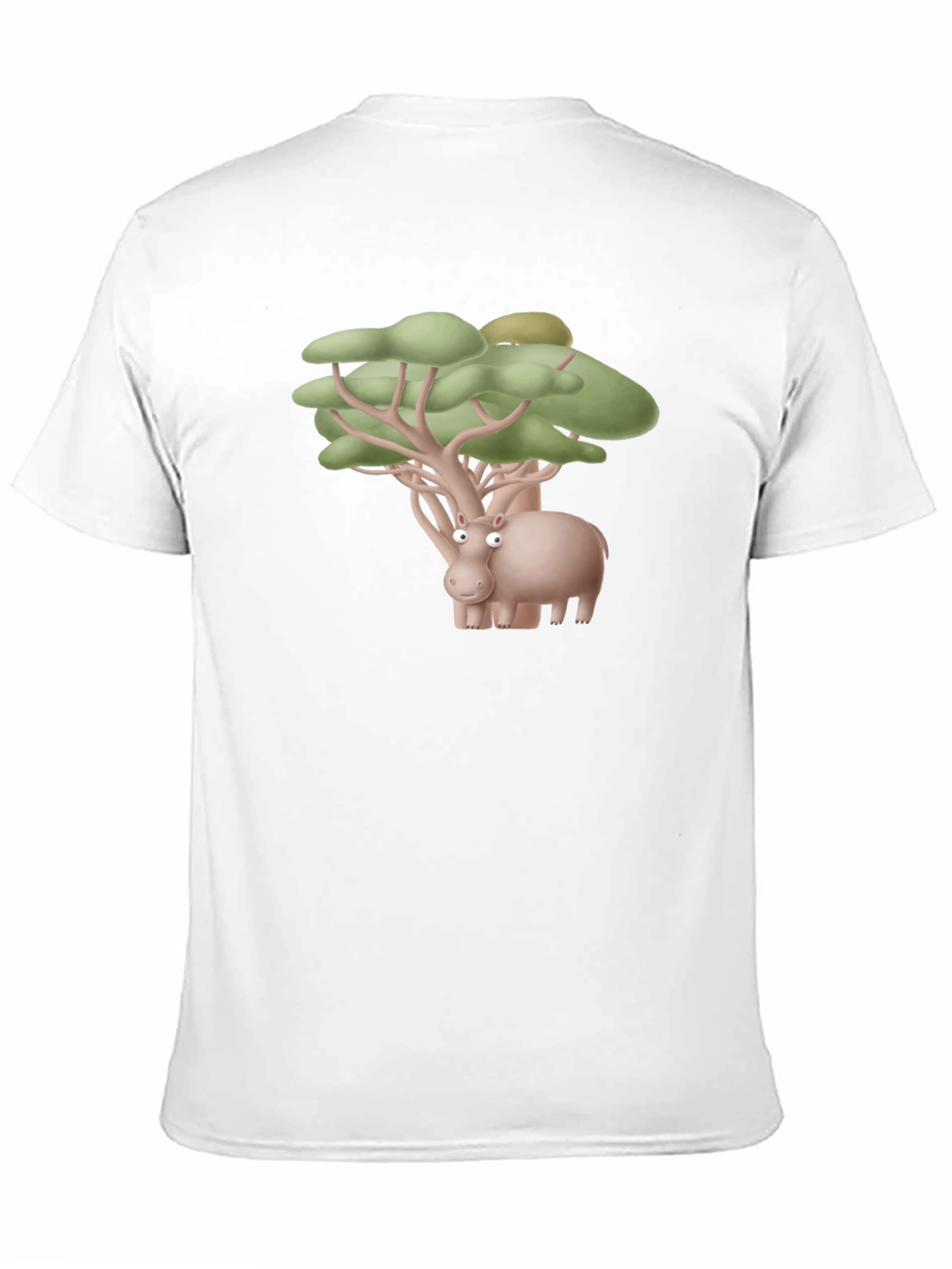 Hippo Tree Humor Tee