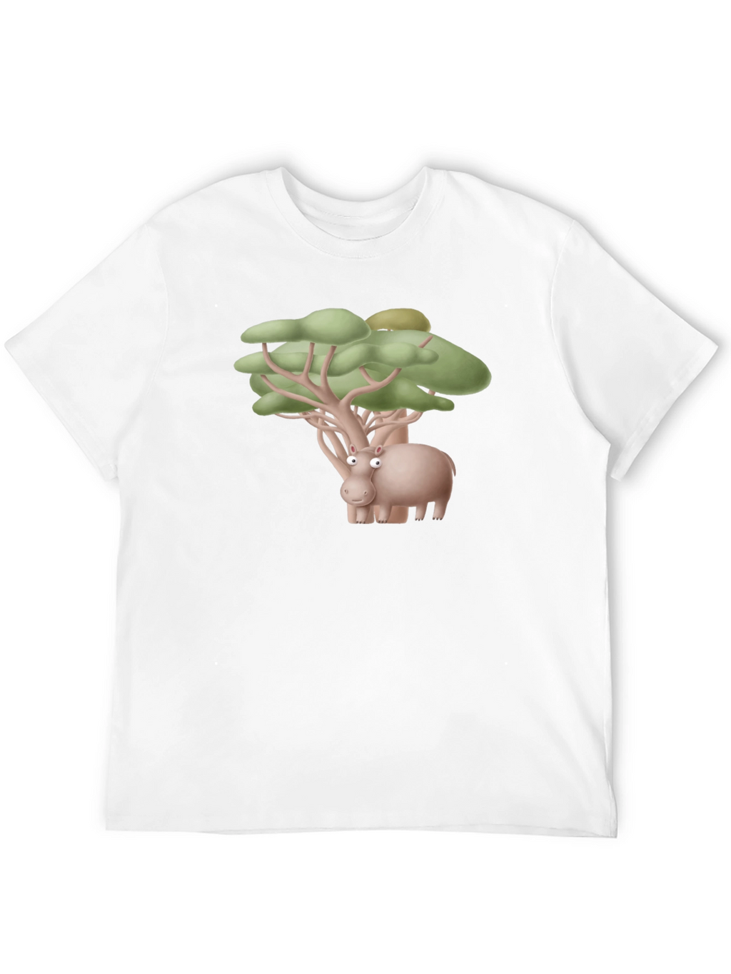 Hippo Tree Humor Tee