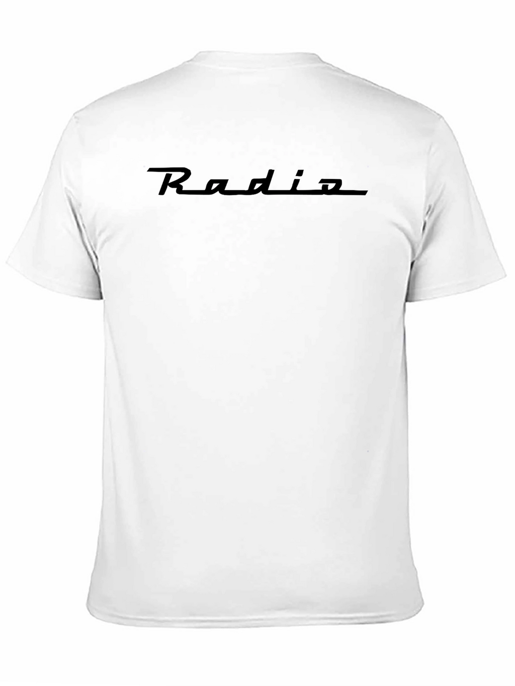 Radio Script Black T-Shirt - Classic Cool