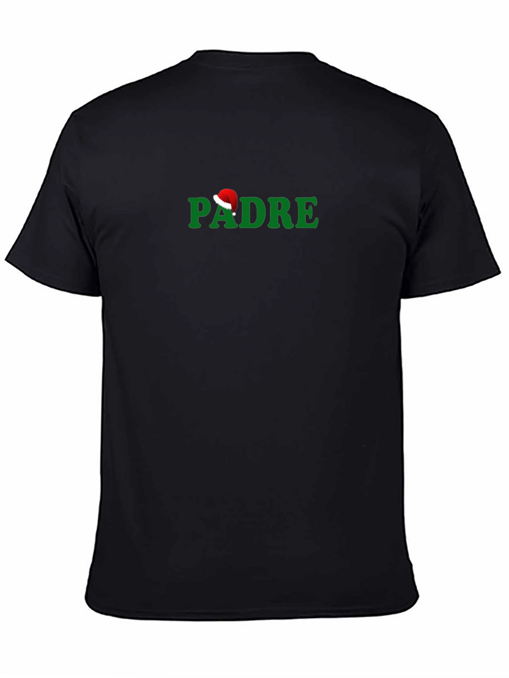 Christmas Padre Santa Hat Graphic T-Shirt