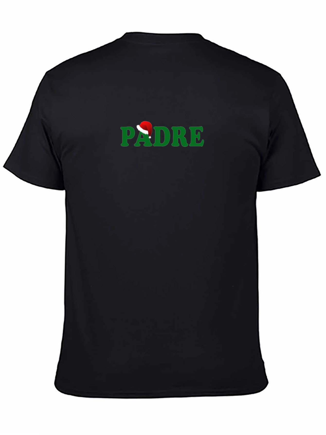 Christmas Padre Santa Hat Graphic T-Shirt