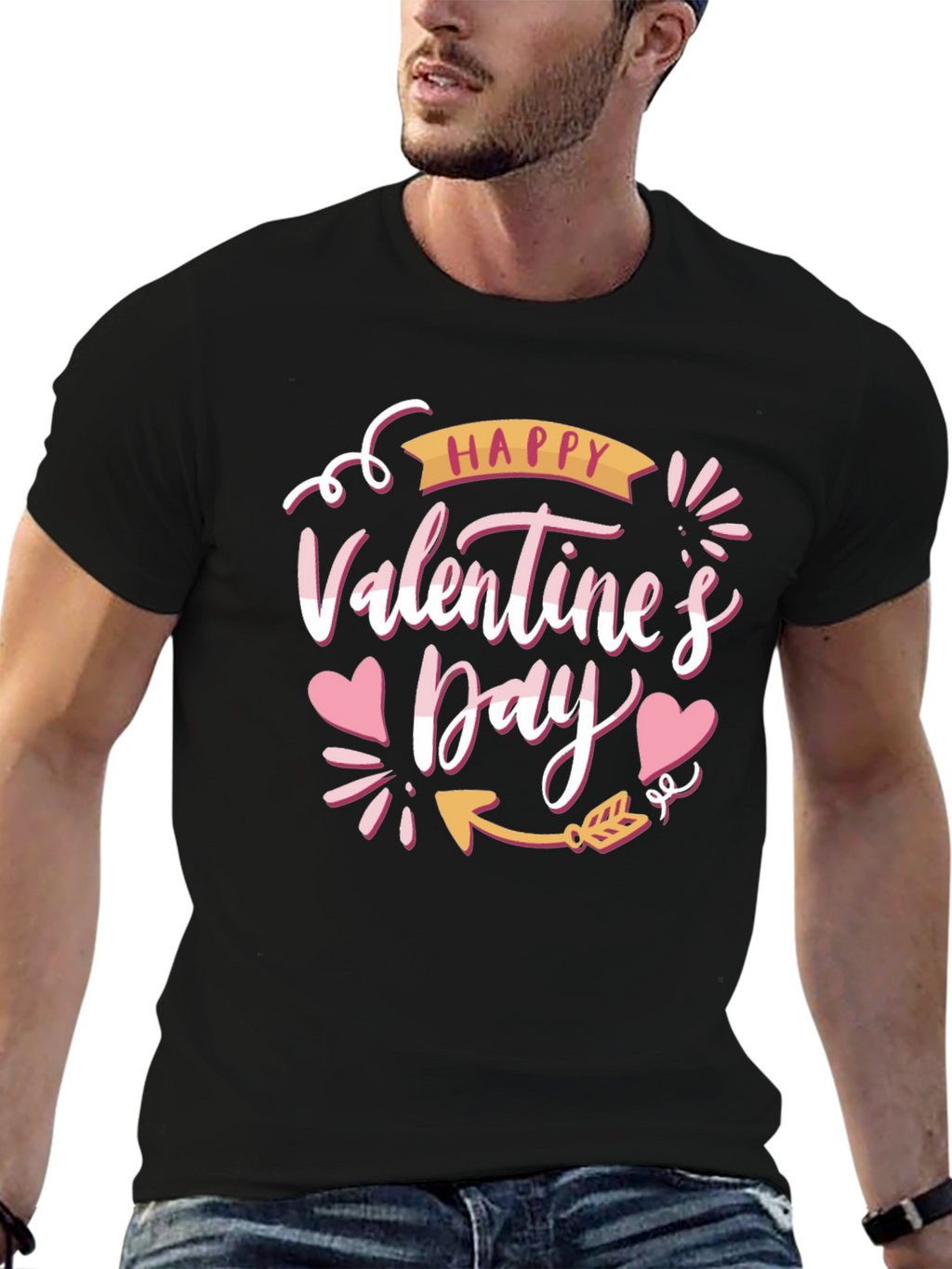 Happy Valentines Day Graphic Tee