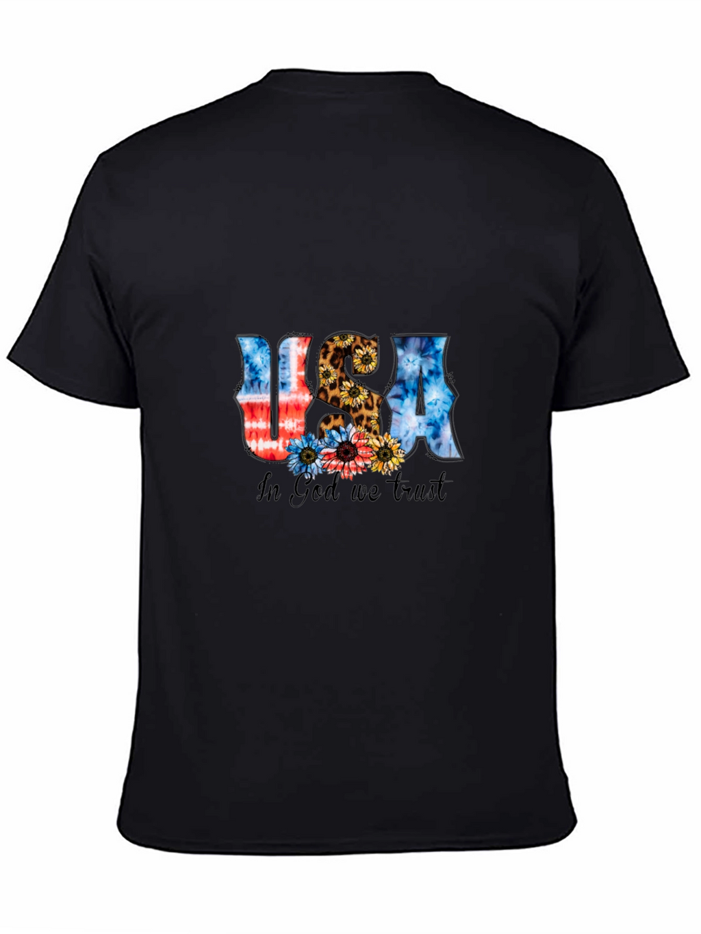 USA Patriotic Graphic T-Shirt