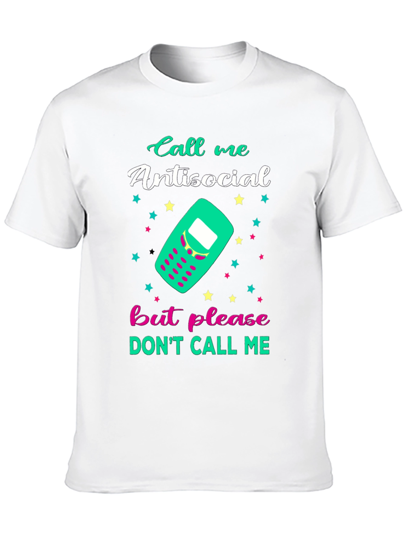 Antisocial Graphic Tee - Funny Novelty T-Shirt
