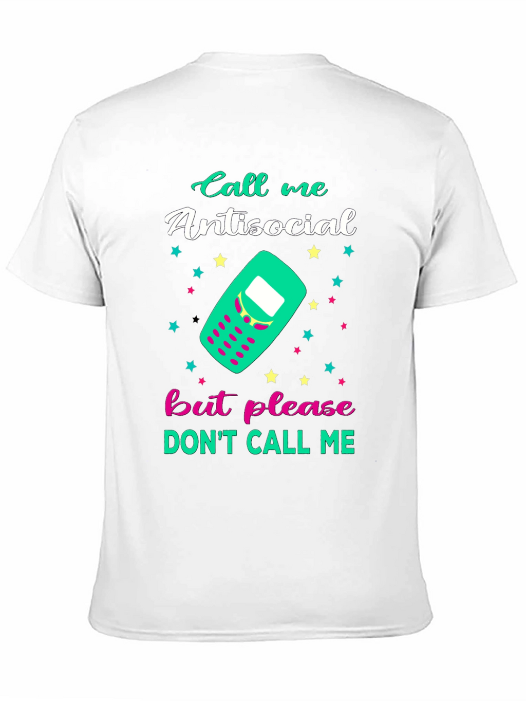 Antisocial Graphic Tee - Funny Novelty T-Shirt