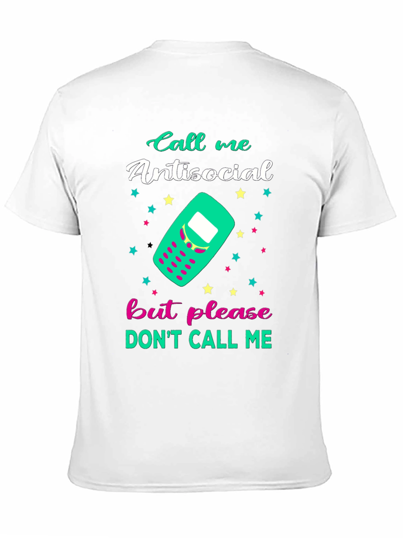 Antisocial Graphic Tee - Funny Novelty T-Shirt