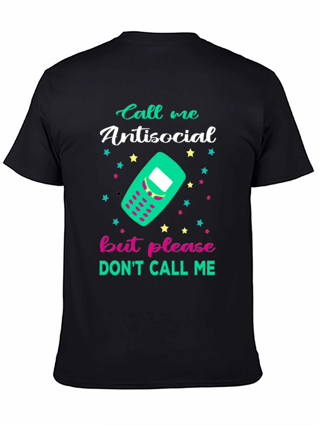 Antisocial Graphic Tee - Funny Novelty T-Shirt