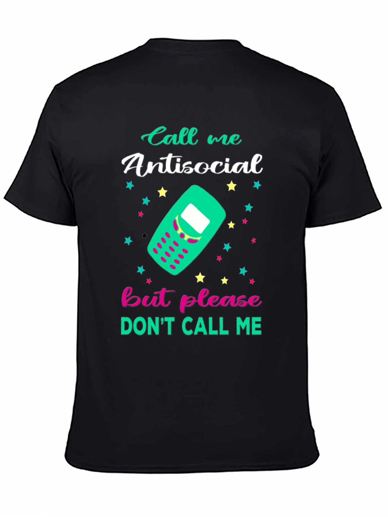 Antisocial Graphic Tee - Funny Novelty T-Shirt