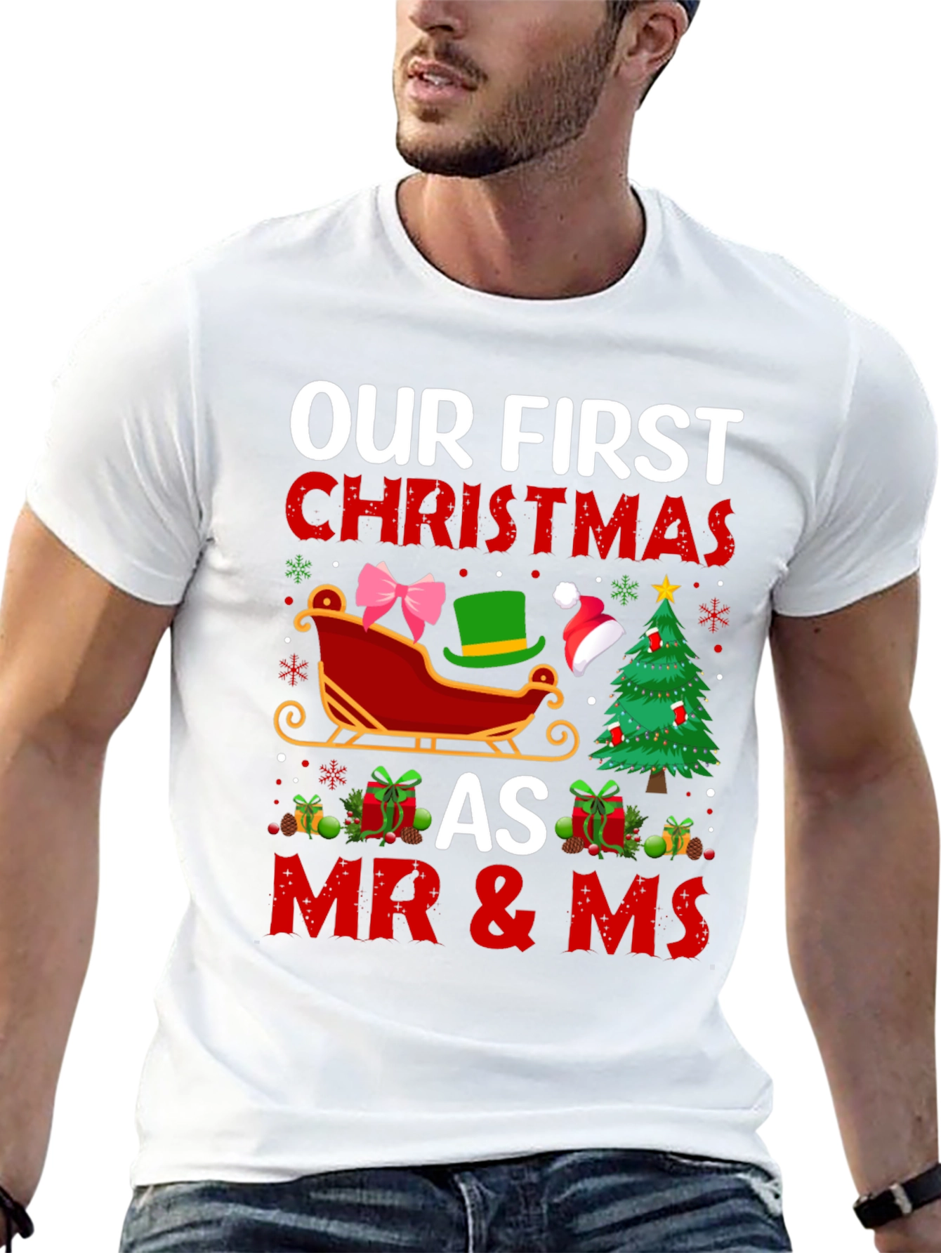 Our First Christmas as Mr & Ms T-Shirt