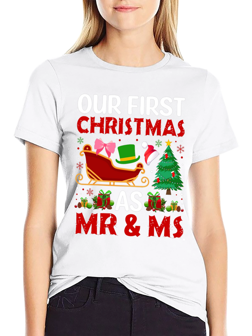 Our First Christmas as Mr & Ms T-Shirt