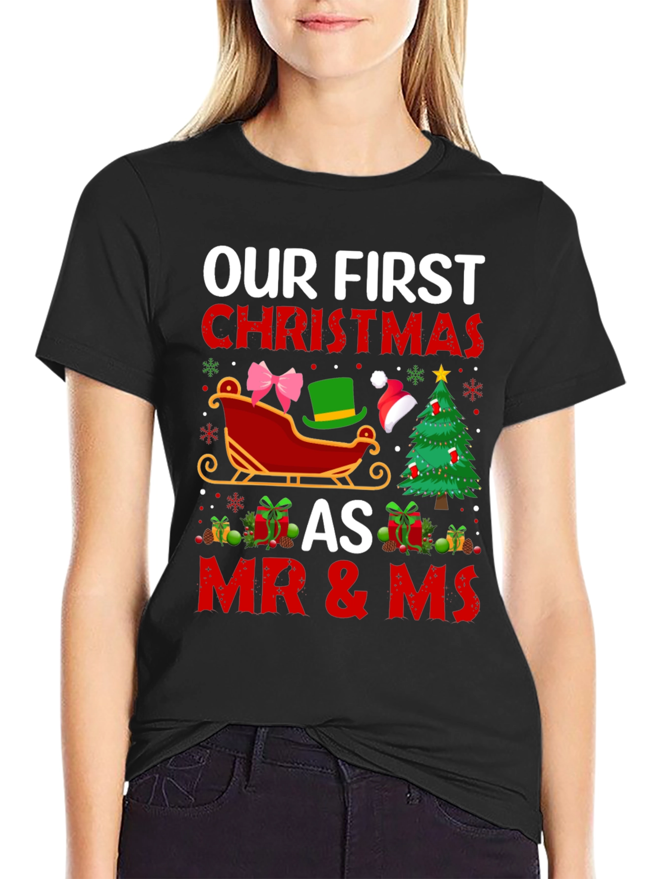 Our First Christmas as Mr & Ms T-Shirt