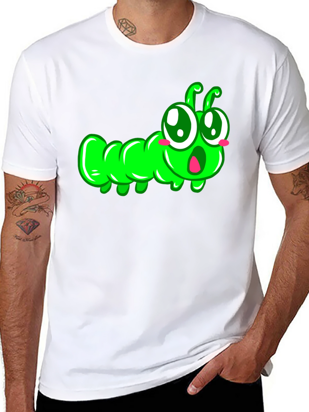 Cute Cartoon Caterpillar T-Shirt