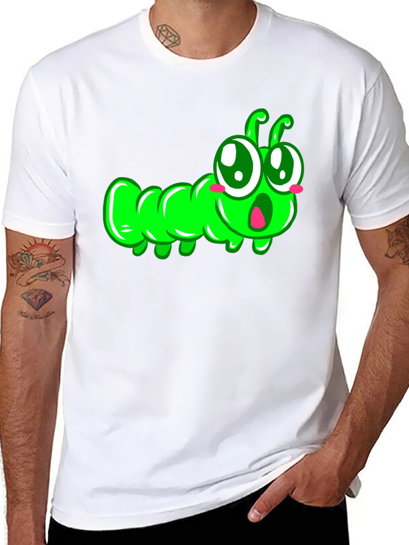 Cute Cartoon Caterpillar T-Shirt