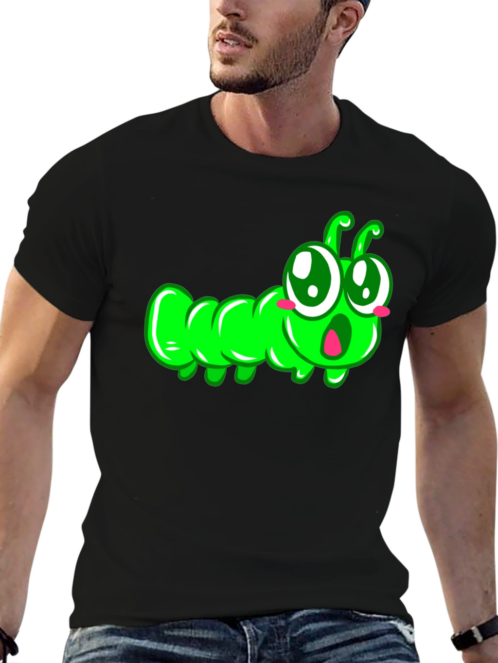 Cute Cartoon Caterpillar T-Shirt