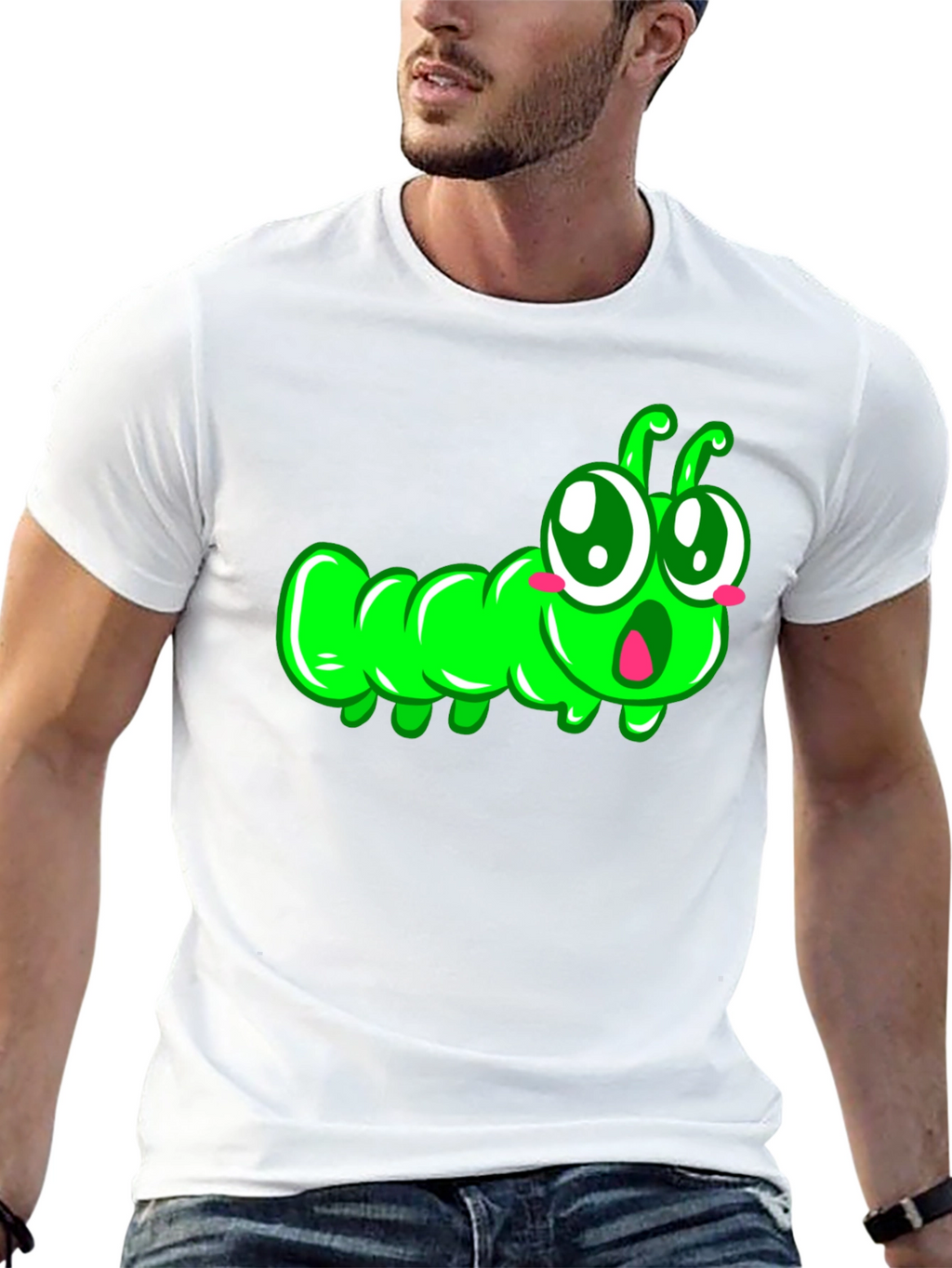 Cute Cartoon Caterpillar T-Shirt