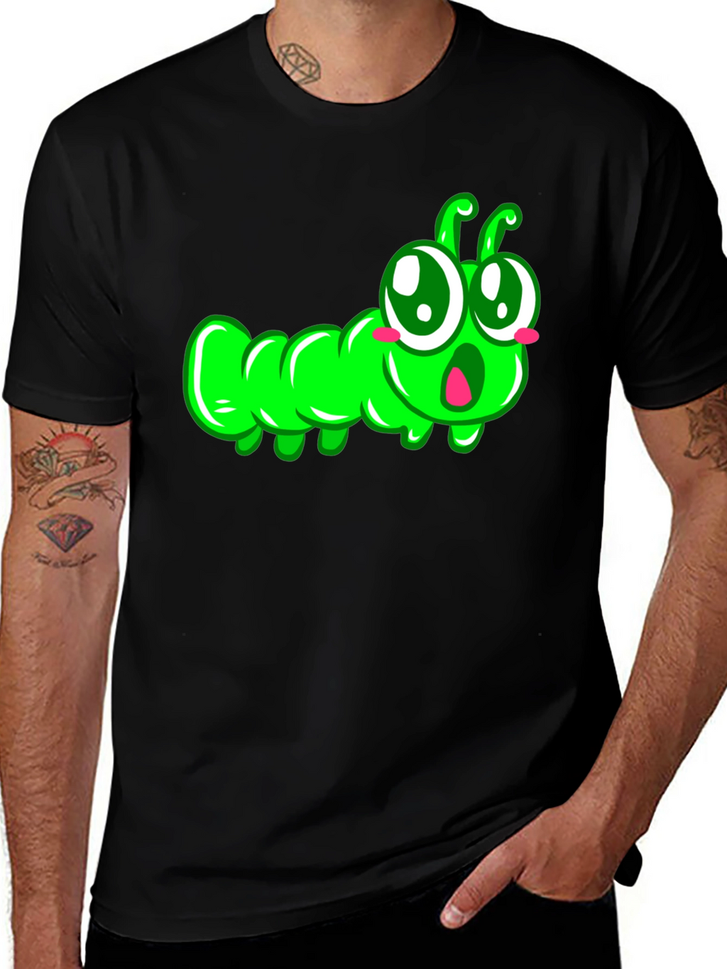 Cute Cartoon Caterpillar T-Shirt