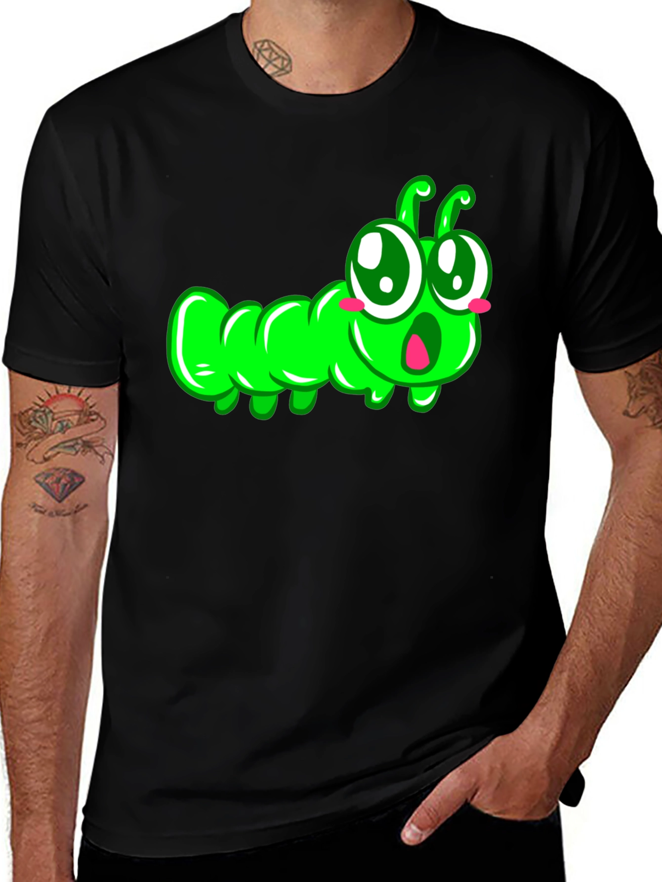 Cute Cartoon Caterpillar T-Shirt