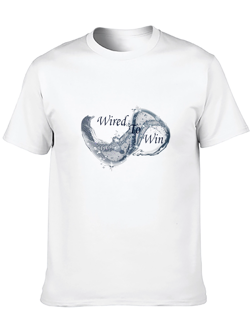 Stylish Black T-Shirt with Infinity Design