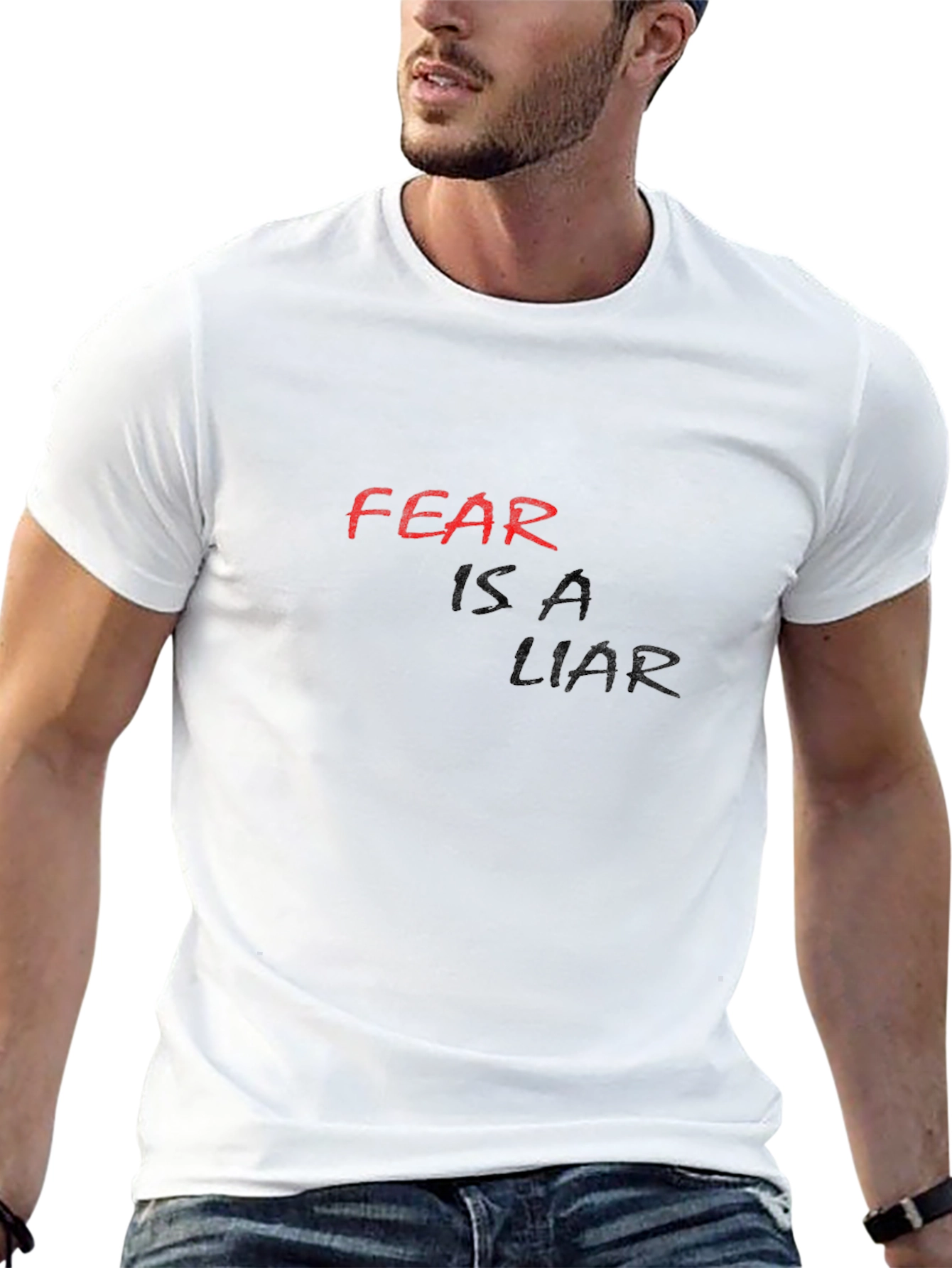 Fear Is A Liar Black T-Shirt