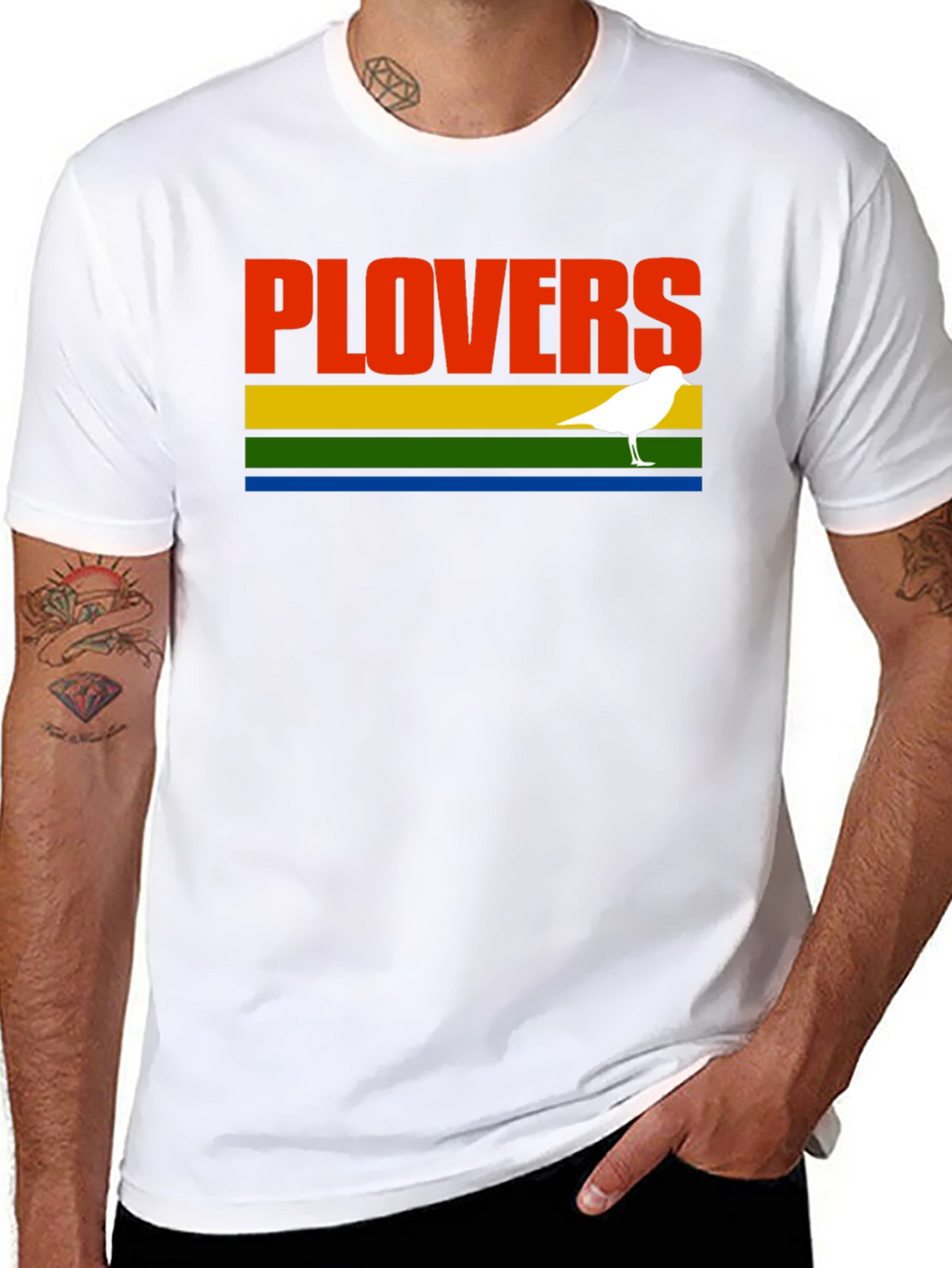 Plovers T-Shirt - Graphic Bird Design Tee
