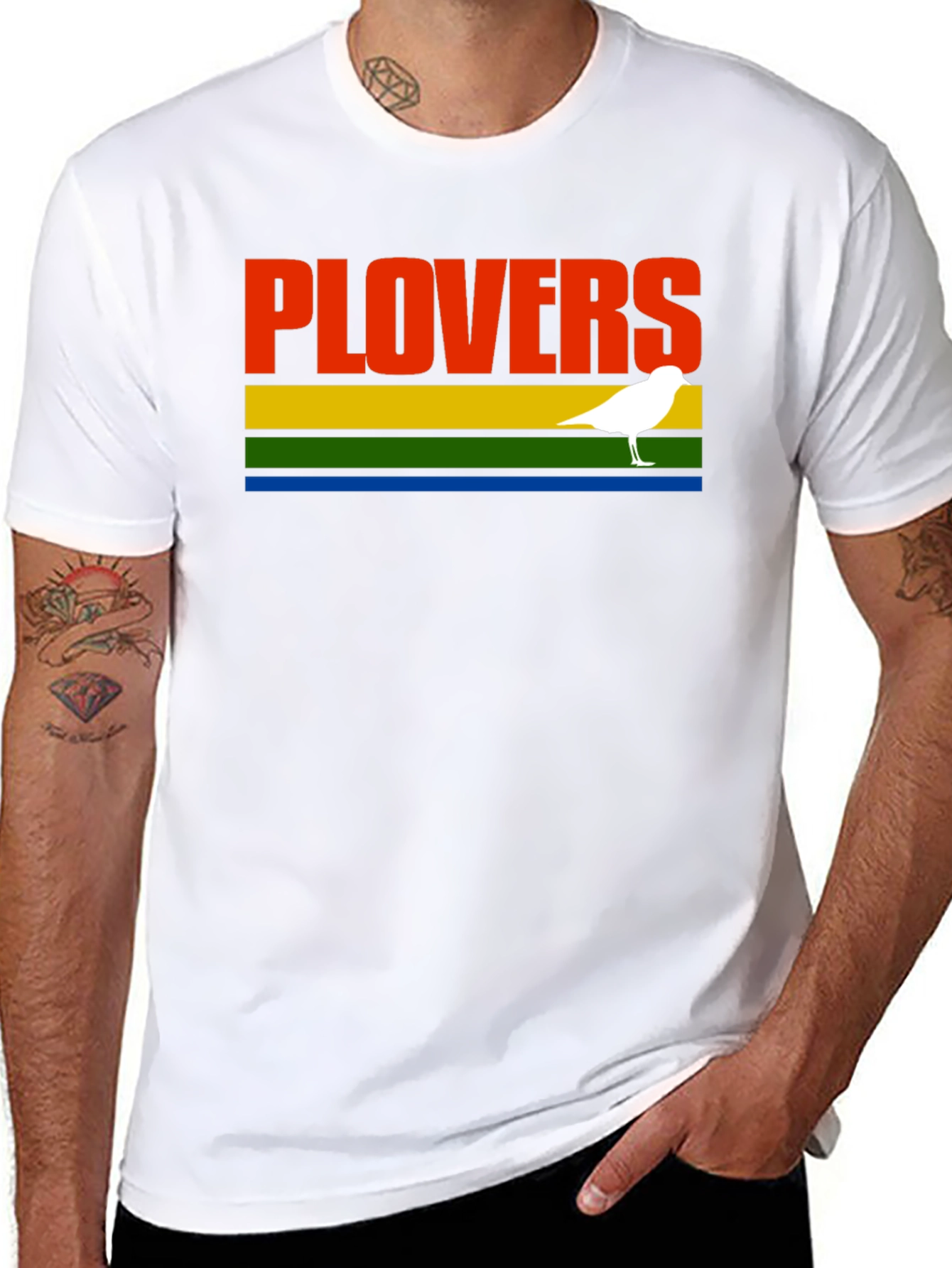 Plovers T-Shirt - Graphic Bird Design Tee