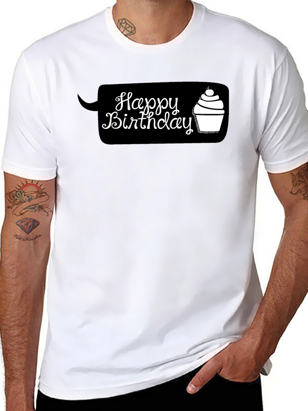 Happy Birthday Cupcake T-Shirt